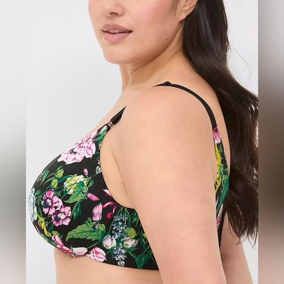 Cacique Invisible Back Smoother Lightly Lined Full Coverage Bra - Picture 3 of 11